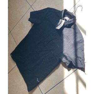 ASOS MENS SHORT SLEEVE WITH SHEER STRIPES